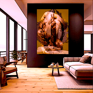 POD Theriault for minimalist modern calming Adobe -Home Wall Space and free time.