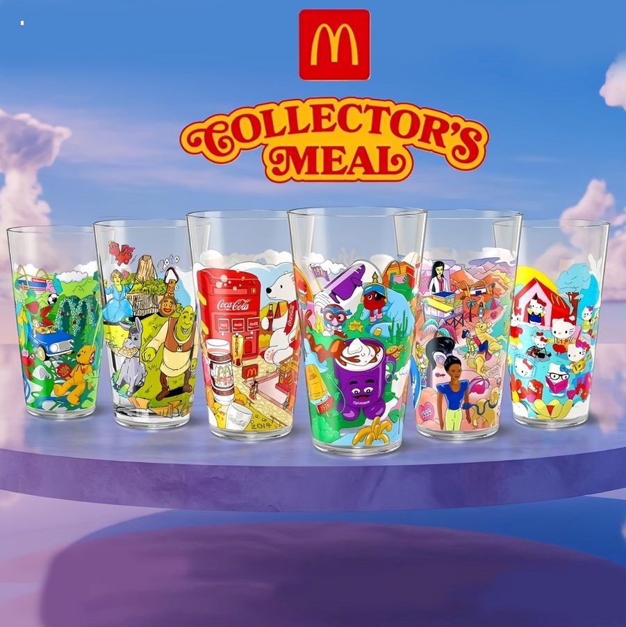 Celebrating the beloved characters from the Happy Meal franchise, this vibrant cup captures the essence of childhood joy
