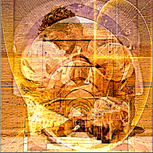 Burning Desire and its Golden Ratio Spirit Skull Collection de Quatre: Journey Through Sacred Geometry and Human Longing