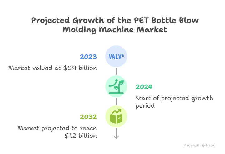 PET bottle blow molding machine
