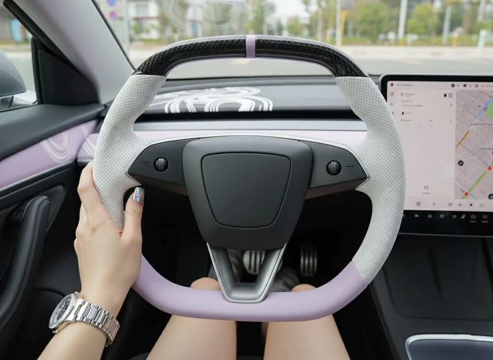 Tesla model 3 highland Steering Wheel - Super Enhancer