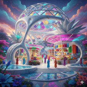Architectural White Marble Market