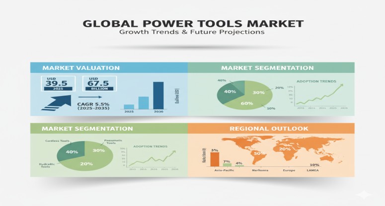 Quality Power Tools Graph Power Tools Market to Reach USD 67.5 Billion by 2035, Driven by ...
