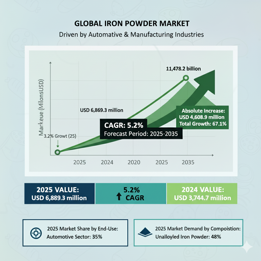 U.S. Iron Powder Market Forecast 2025–2035: Trends and Growth Insights ...