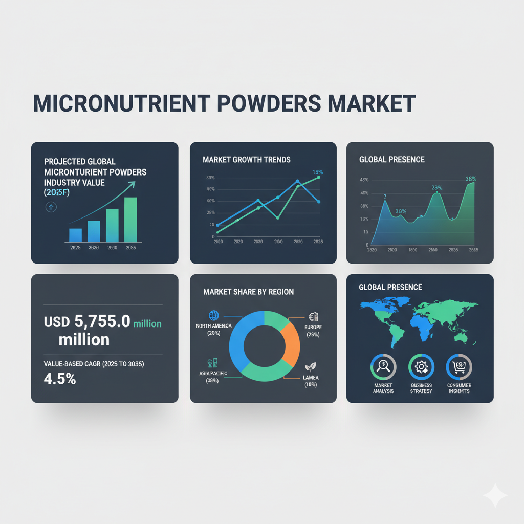 Micronutrient Powder Market to hit USD 2.8 Bn by 2035, up from USD 1.5 ...