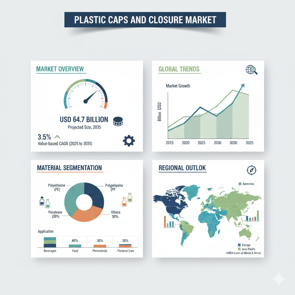 Plastic Caps & Closures Market to Hit $64.7B by 2035 — Growth Surges in ...