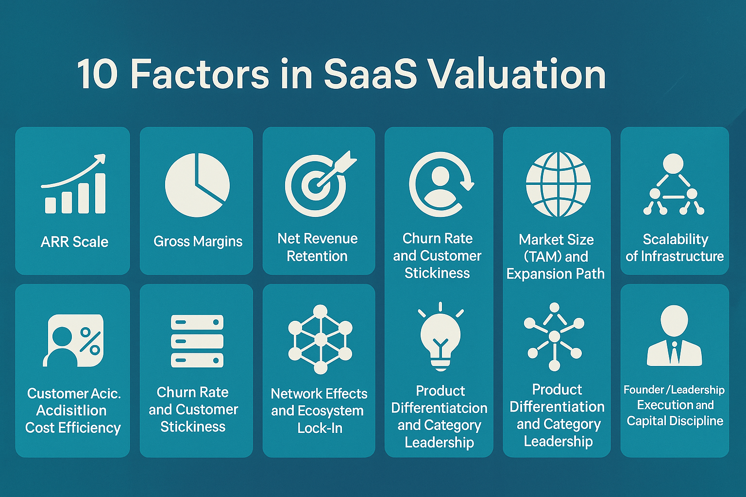 10 Factors in SaaS Valuation: Strategic Levers That Stand Beyond the Current AI Bubble