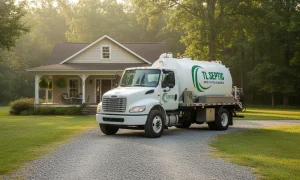tl-septic-lakeland-la-truck-gravel-parking-lot