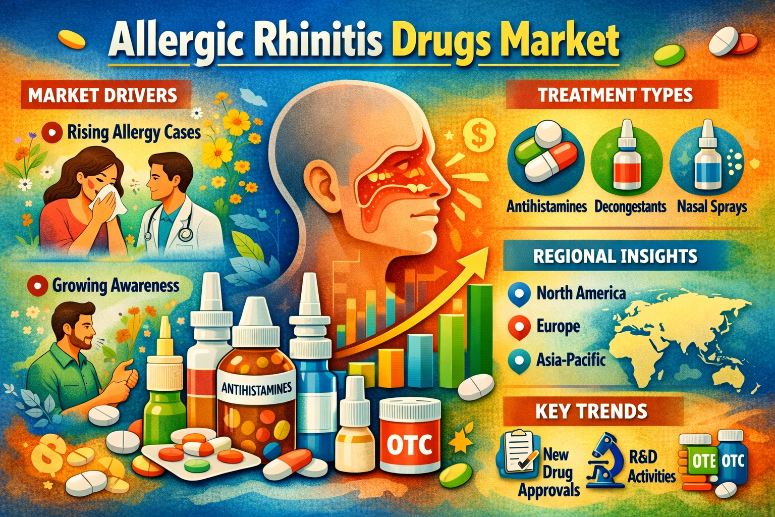 Allergic Rhinitis Drugs Market Hits New High | Major Giants Sanofi, GSK ...