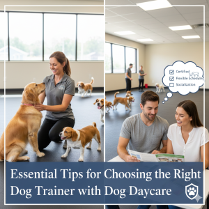 Essential Tips for Choosing the Right Dog Trainer with Dog Daycare