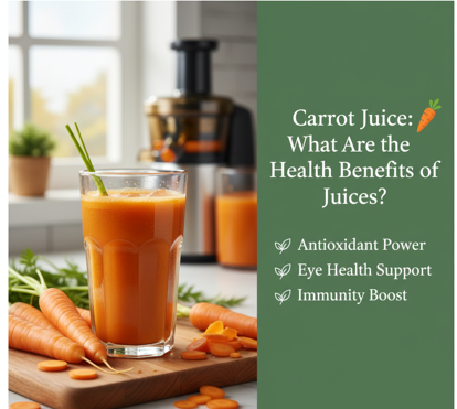 Carrot Juice: What Are the Health Benefits of Juices?