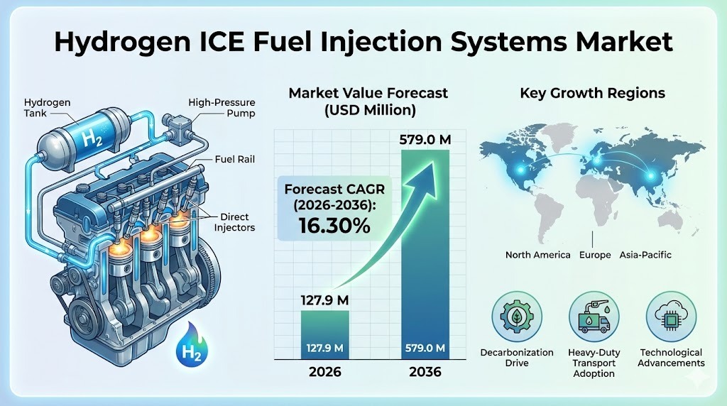 Hydrogen ICE Fuel Injection Systems Market Outlook 2026–2036: Precision ...