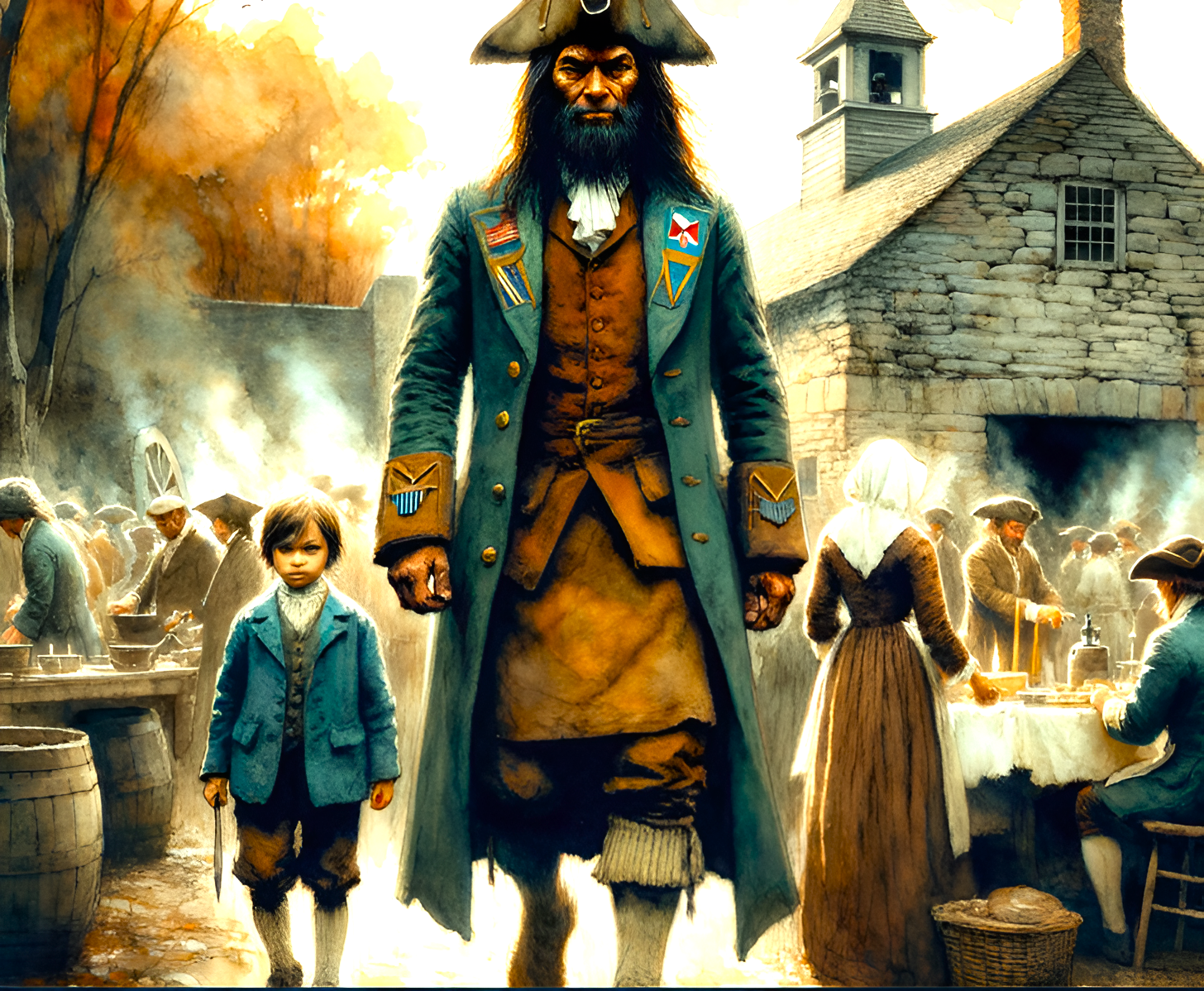 Artist Claude Edwin Theriault uses AI to adapt his Acadian 1755 Grand Pré Upheaval deportation trilogy into a World Humanitarian Crisis Film, by passing Heritage Patrimonial industry gatekeepers.