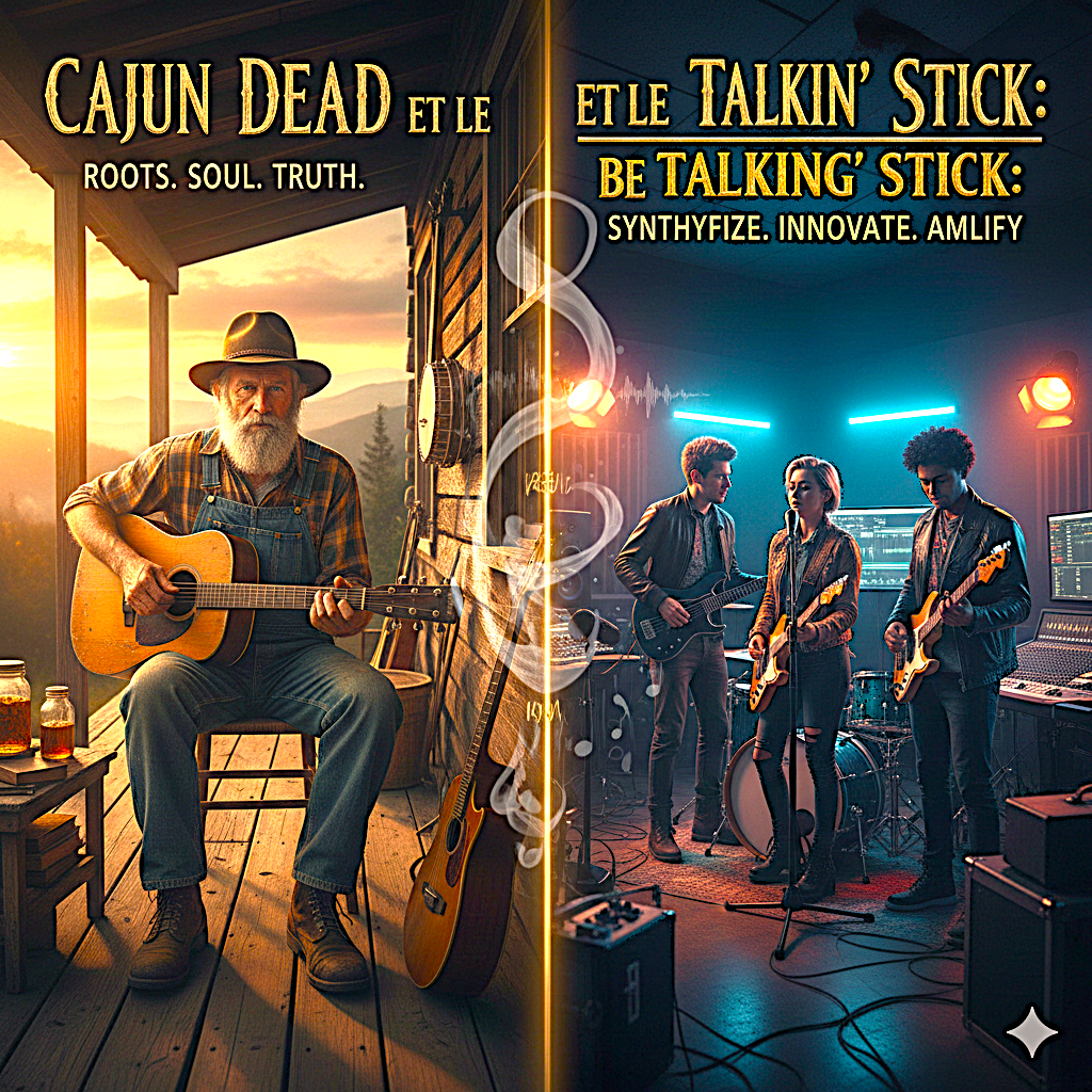 Cajun Dead et le Talkin’ Stick The Appalachian-Inspired Counterculture Reclaiming the Soul of American Music