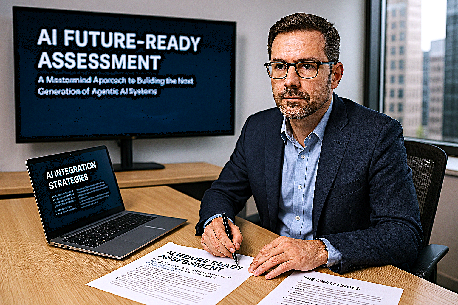 Theriault points out AI Future Ready Assessment in his Mastermind is a key approach to building the map to next generation of agentic AI systems.
