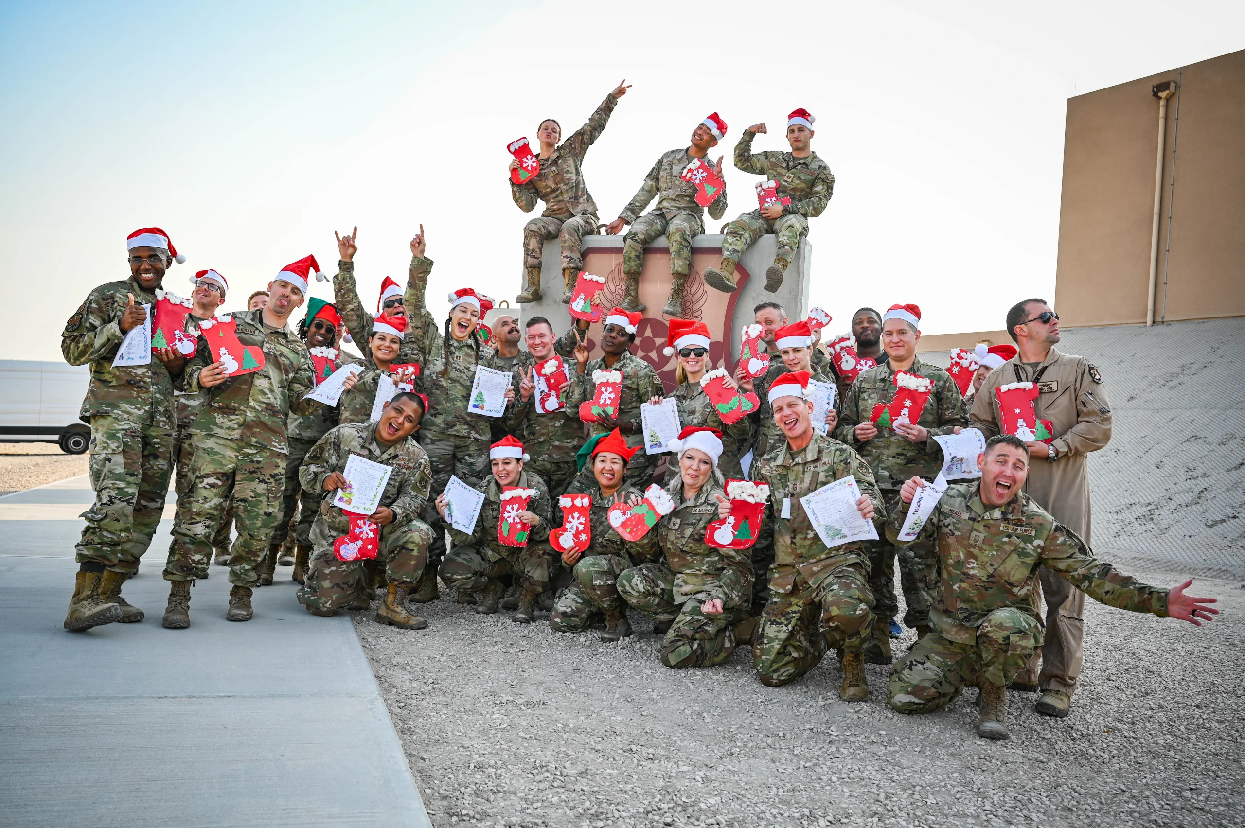 us-air-force-holiday-celebration-santa-hats-stockings