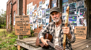Cajun Dead et le Talkin’ Stick Exposes the Cracks in a Post-Truth, AI-Driven Media Reality