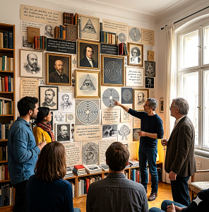 Wall Design That Thinks Back Why European Free-Thinkers Are Choosing Symbolic Art Over Interior Decoration