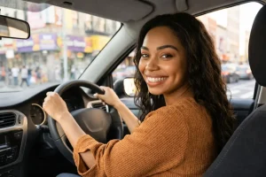 young-woman-smiling-in-car-drivers-seat