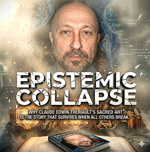 Epistemic Collapse Why Claude Edwin Theriault Sacred Art Is the Story That Survives When All Others Break