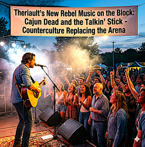 Theriault song catalogue New Rebel Music on the Block Cajun Dead et le Talkin' Stick and the emerging alt-folk Counterculture Replacing the Arena