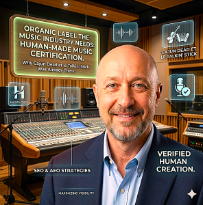 Time for the Organic Label the Music Industry Needs Human-Made Music Certification and Why Cajun Dead et le Talkin' Stick Was Already There
