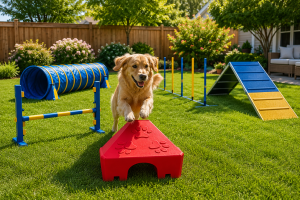 Dog Exercise Equipment for Creating a Fun Backyard Agility Course