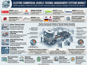 Electric Commercial Vehicle Thermal Management Systems Market