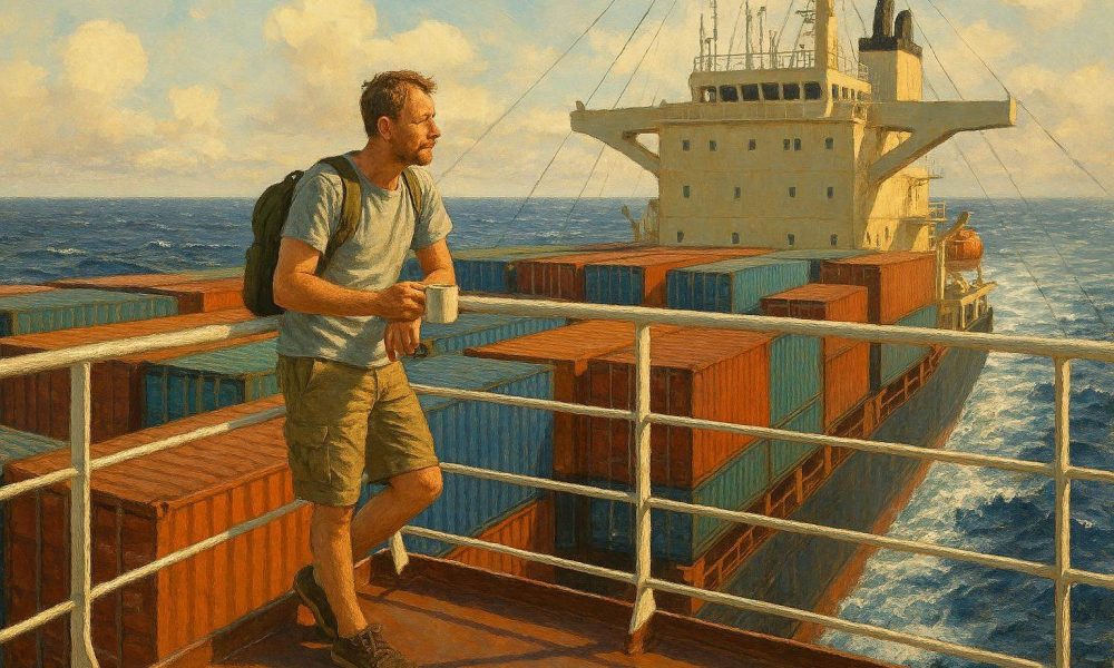 Travel anonymously by freighter