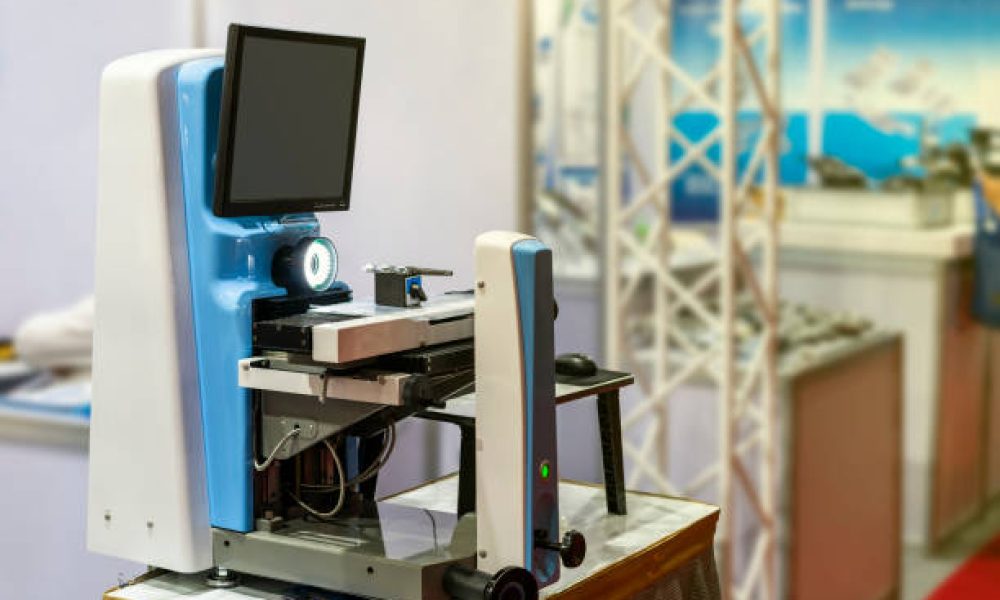 High technology precision visual and measuring machine for quality dimension and shape appearance control in industrial