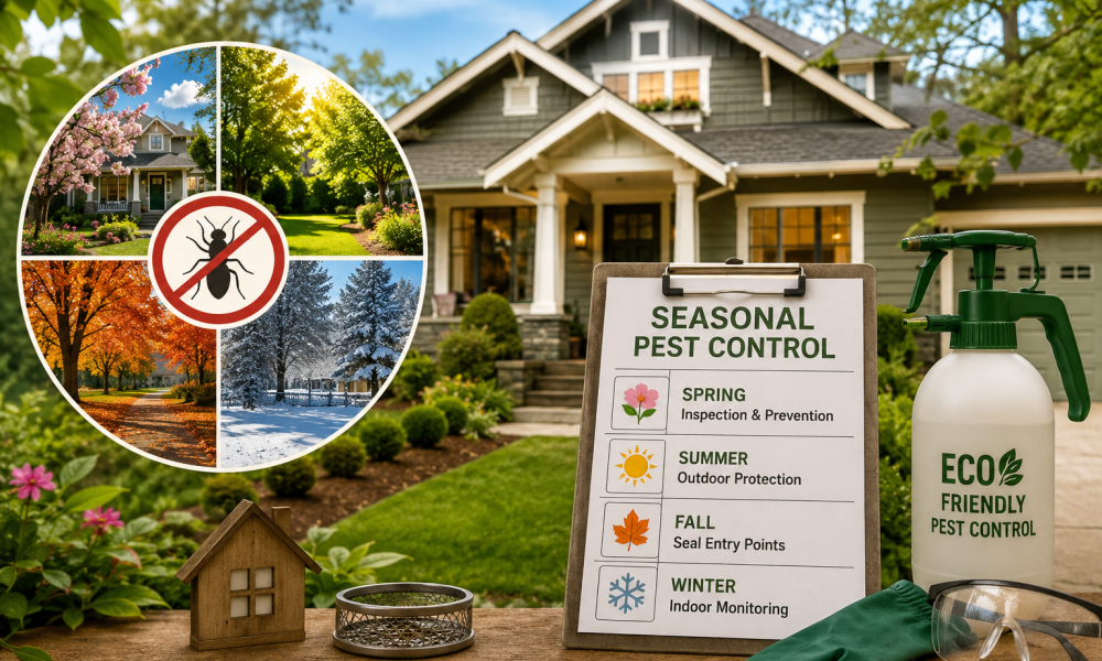 A Seasonal Guide to Keeping Your Home Free From Common Pests