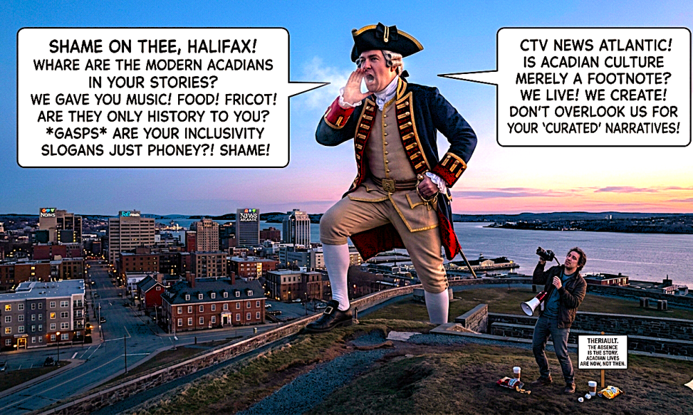 Acadian Artist’s Shocking New Video Satire Exposes Insular Bell Media and CTV News Atlantic Culture