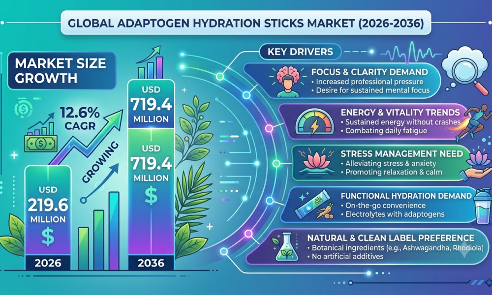 Adaptogen Hydration Sticks Market