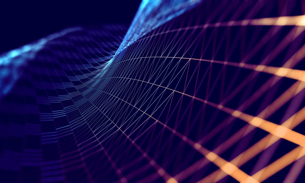 Abstract background of technology and science