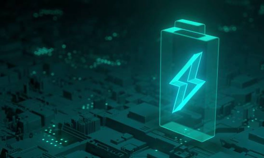 Solid State Battery for EV Electric Vehicle, new research and development batteries with solid electrolyte energy storage for automotive car industry, cathode