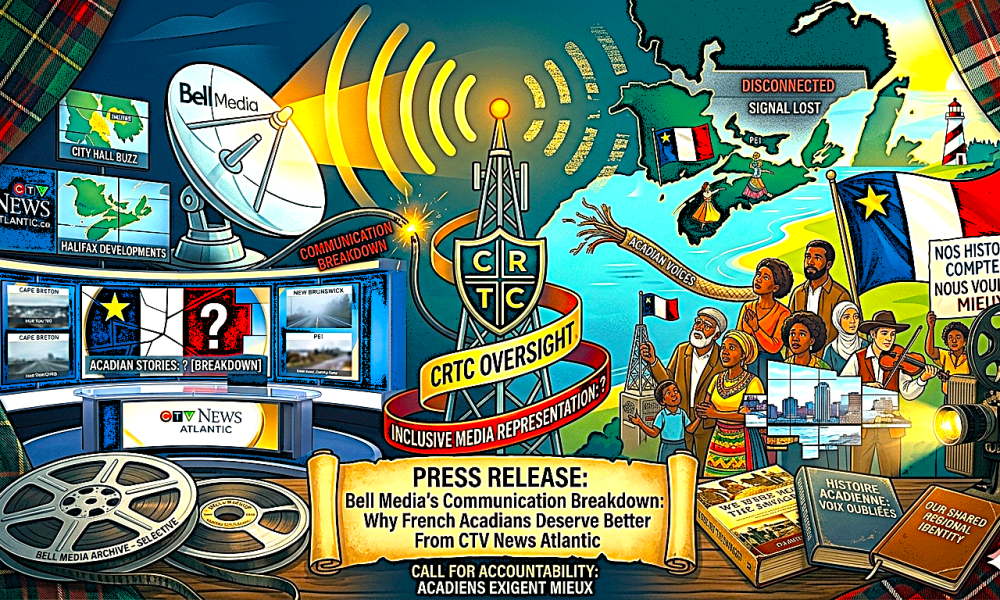 Bell Media Exposed CTV News Atlantic Faces claims of Silencing French Acadian Voices