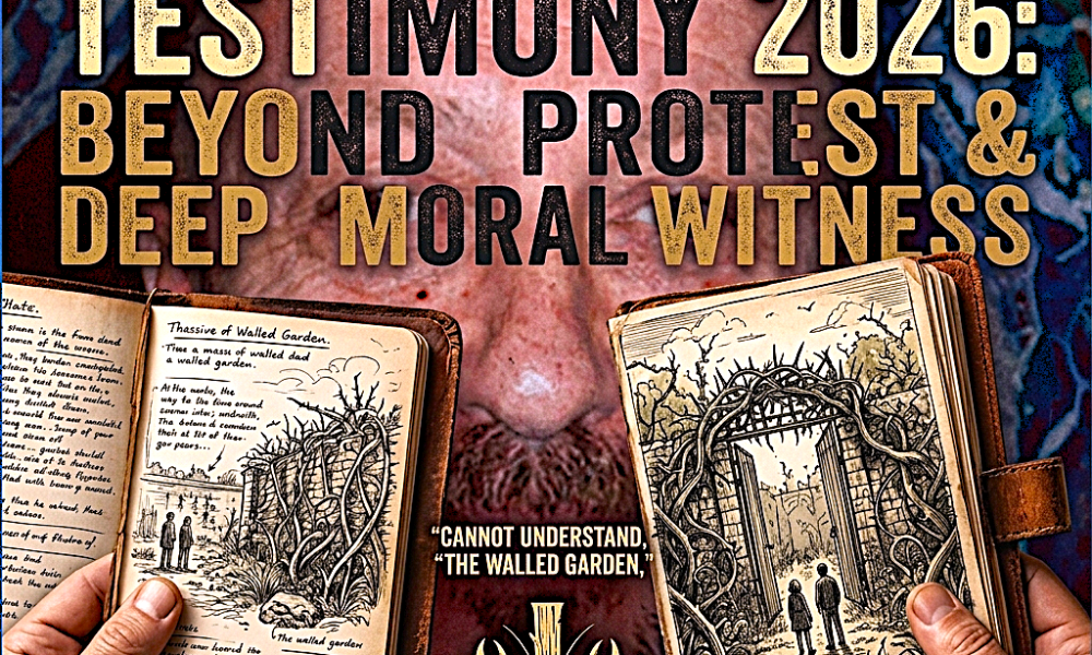 Cajun Dead Folk Testimony 2026 Beyond Protest and Deep Moral Witness the Walled Garden Cannot Understand