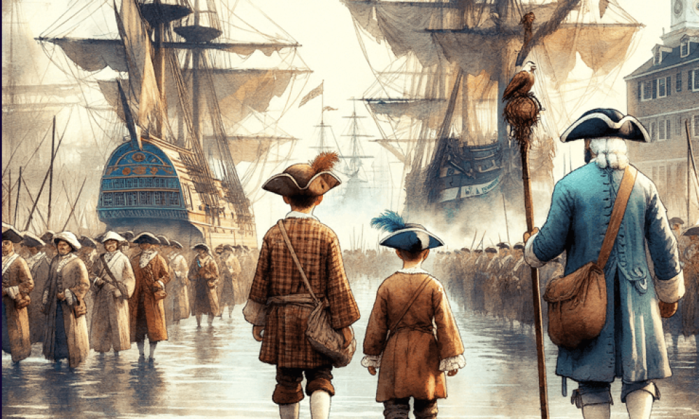 New Grand Pré 1755 deportation Children's book Cajun Dead et Le walkin` Stick shines a parable narrative light on human flow UNESCO World Humanitarian Crisis.