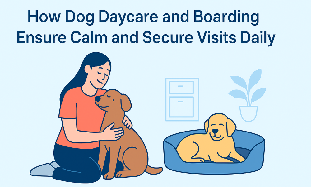 How Dog Daycare and Boarding Ensure Calm and Secure Visits Daily
