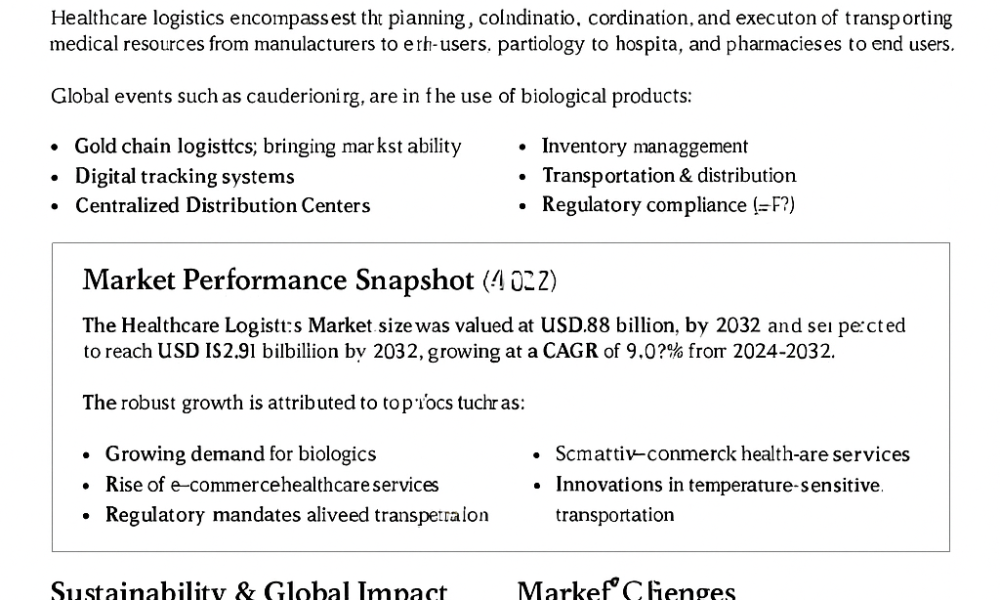 Healthcare Logistics