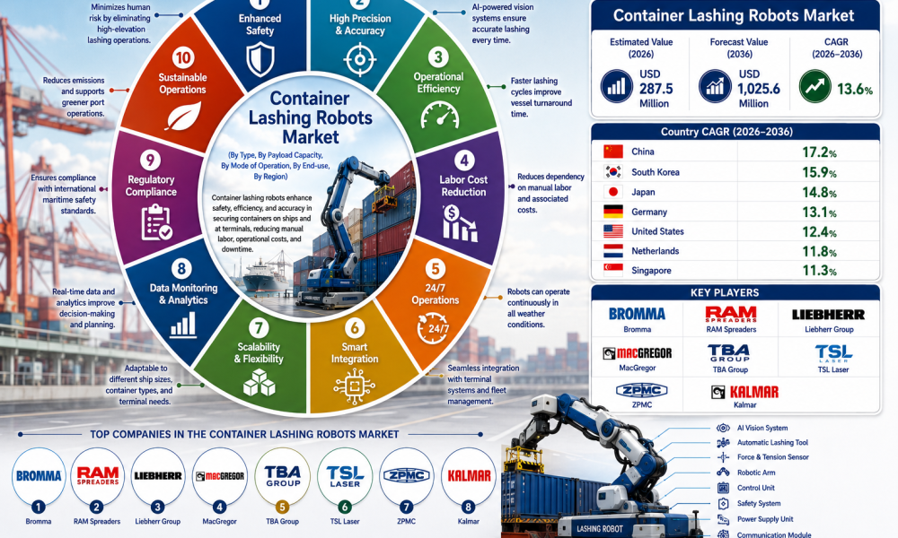 Container Lashing Robots Market