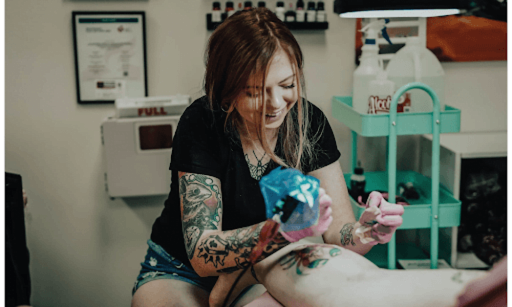 Courtney Cartoon Pioneering the Sticker Tattoo Revolution at Tattootopia