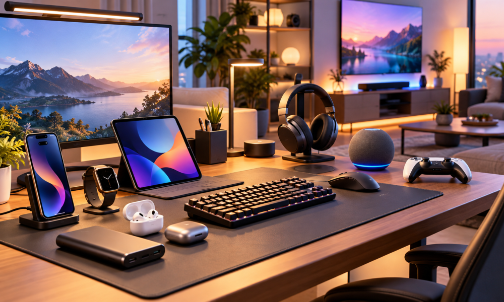 Cozy Modern Tech Gaming Haven