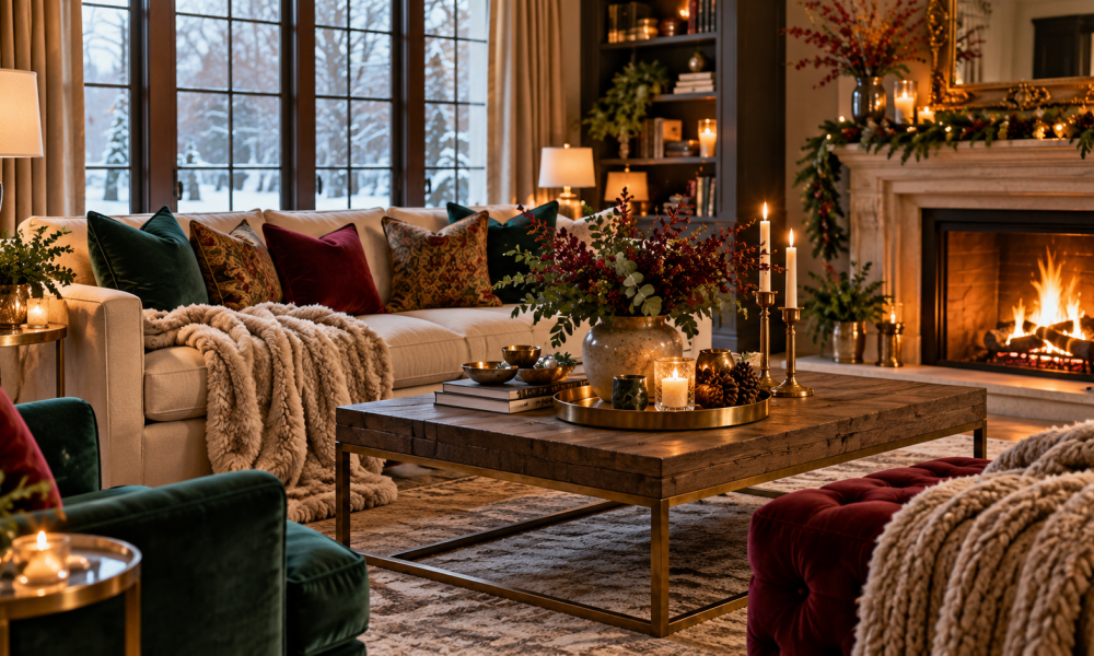 Cozy Winter Living Room Retreat