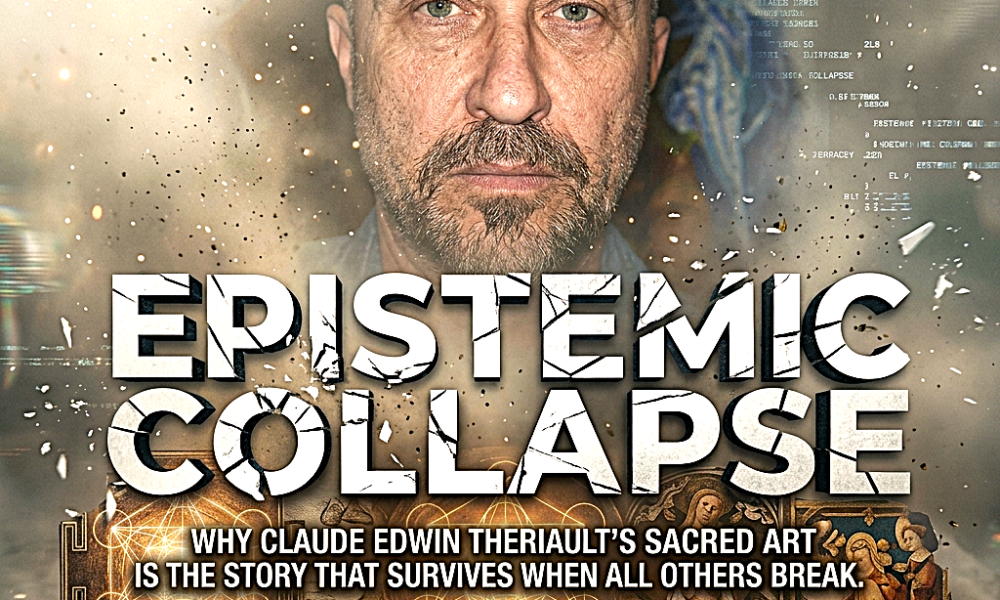 Epistemic Collapse Why Claude Edwin Theriault Sacred Art Is the Story That Survives When All Others Break