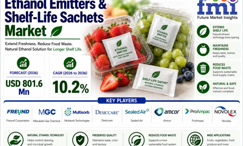 Ethanol Emitters & Shelf-Life Sachets Market
