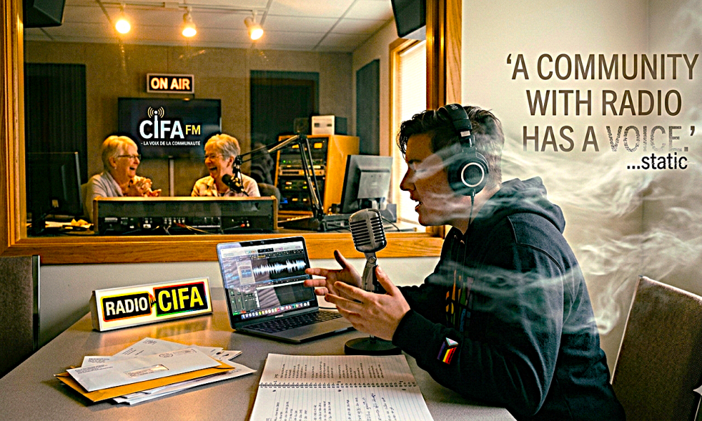 Franco-Acadian Community Radio CIFA A true Voice for All-Or Just for the Straight, White, Roman Catholic Female Pride and Kitchen Party gang