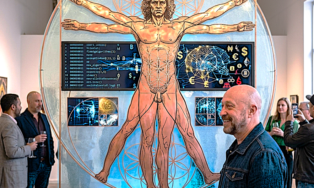 From Vitruvian Man to Zeitgeist The Male Nude Archetype as Sacred Geometry in Contemporary Art