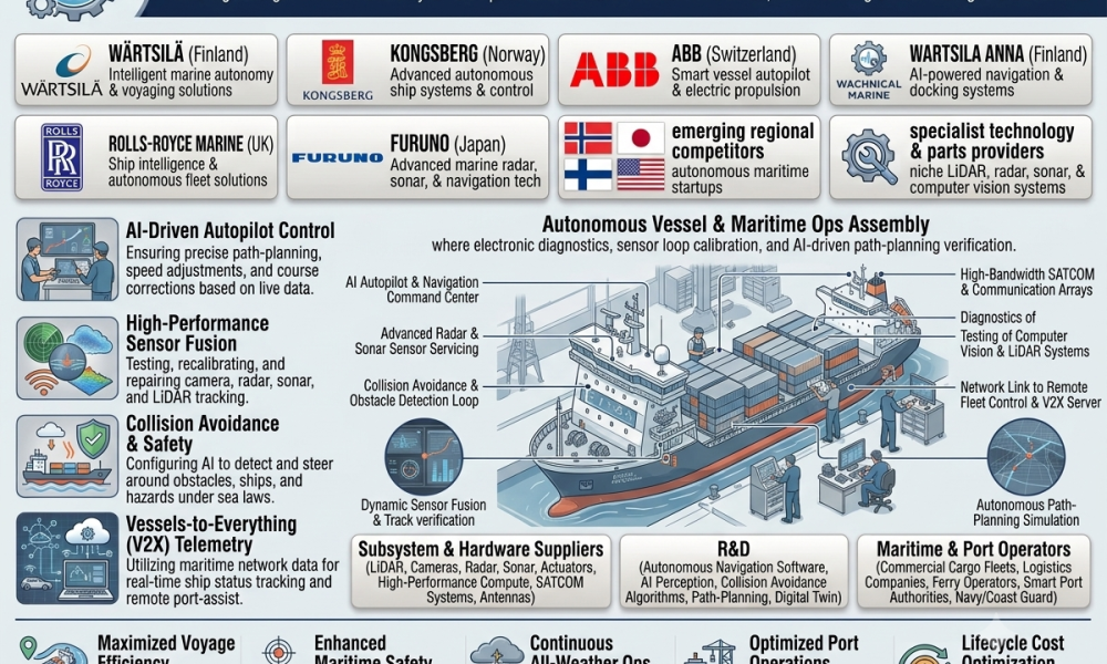 Autonomous Marine Navigation (AI Ship Autopilot) Market