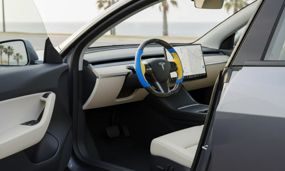 AXECO Custom Tesla Steering Wheel
